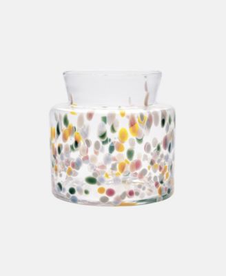 8" Meadow Wide Crystal glass Vase