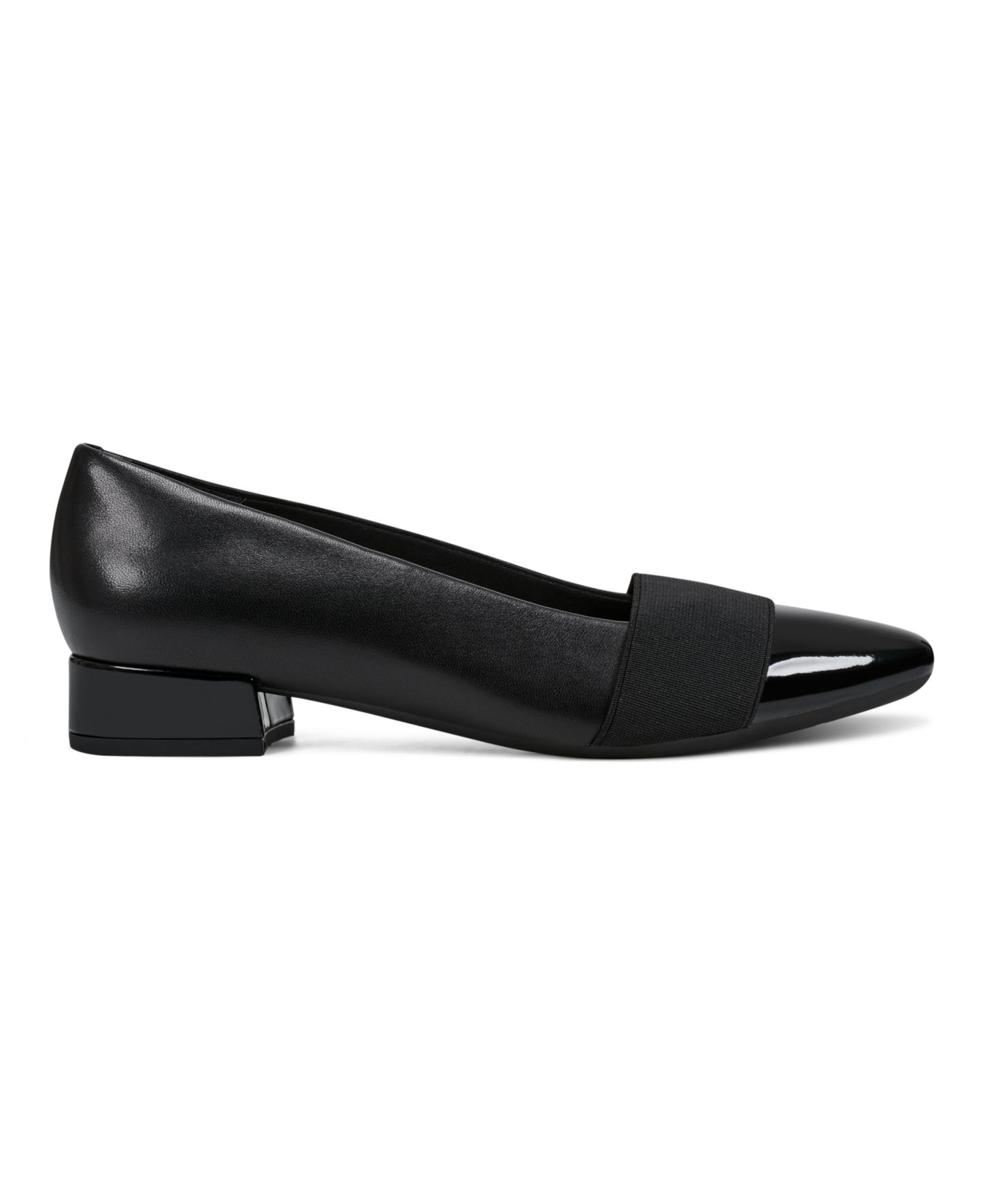 Женские туфли Easy Spirit Casta eFlex Low Block Heel Pumps, цвет: Чёрный — фото 2