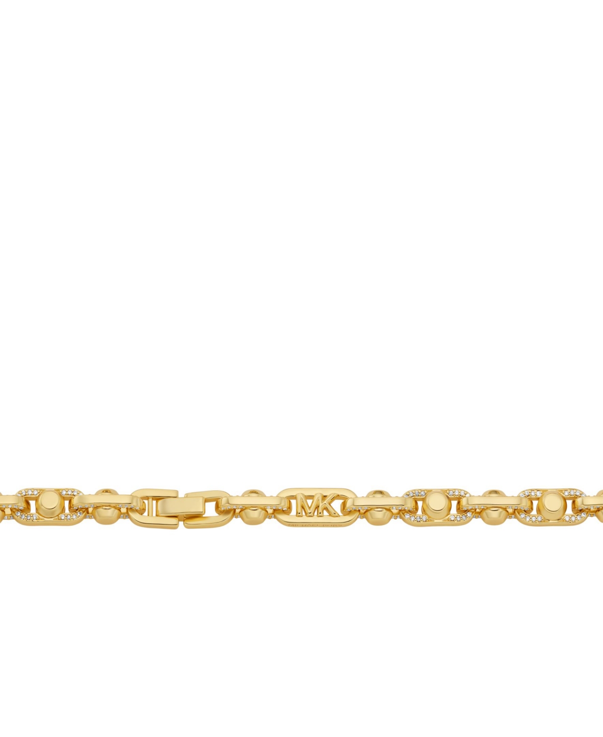 Michael Kors Gold-tone Or Silver-tone Astor Link Chain Necklace In Gold