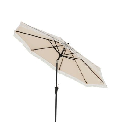 Patio Umbrella with Sun-Protective Canopy for Patio Garden Pool