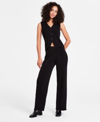 Lucy Paris - Women's Grayson Ribbed Bootcut Pants