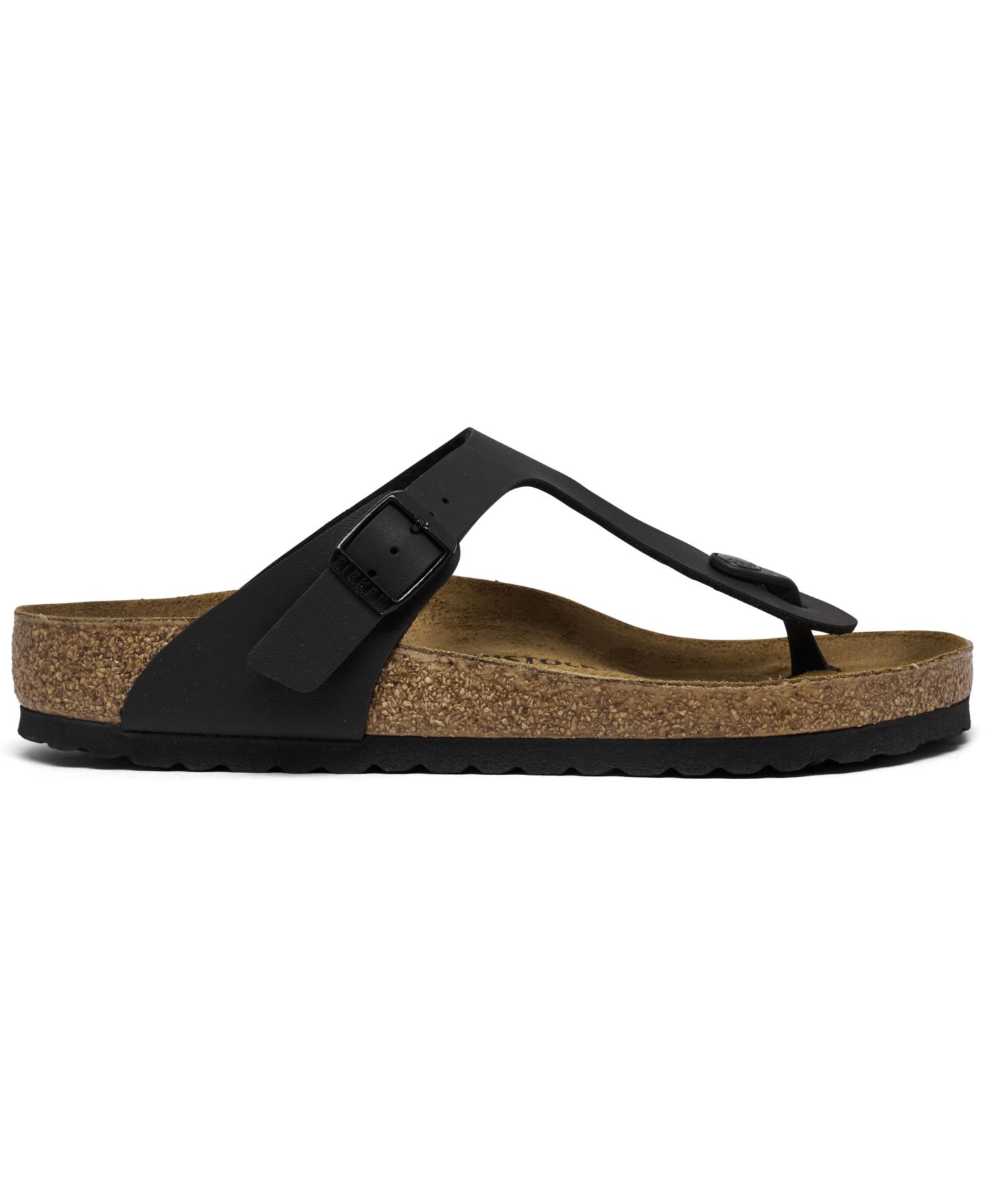 Женские сандалии Birkenstock Gizeh Birko-Flor, цвет: Чёрный — фото 2