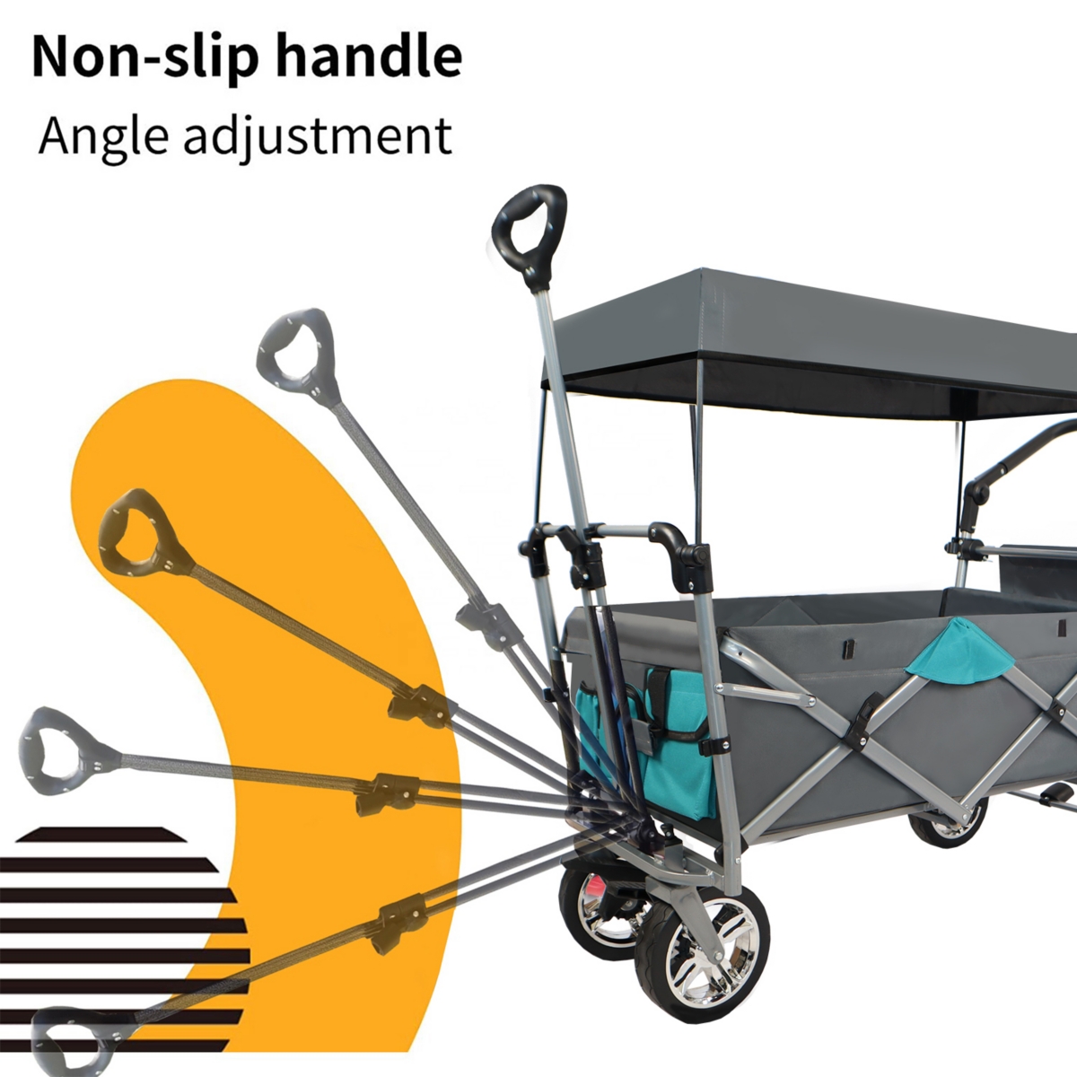 Streamdale Furniture Collapsible Utility Wagon with Canopy