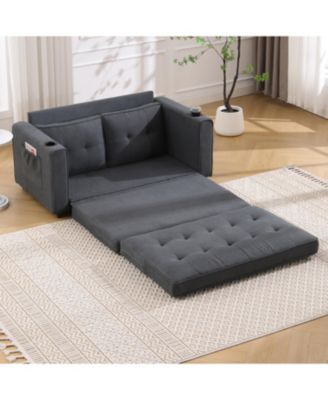 + 3-in-1 + Tufted + Storage & Cup Holders + Futon Sofa Bed