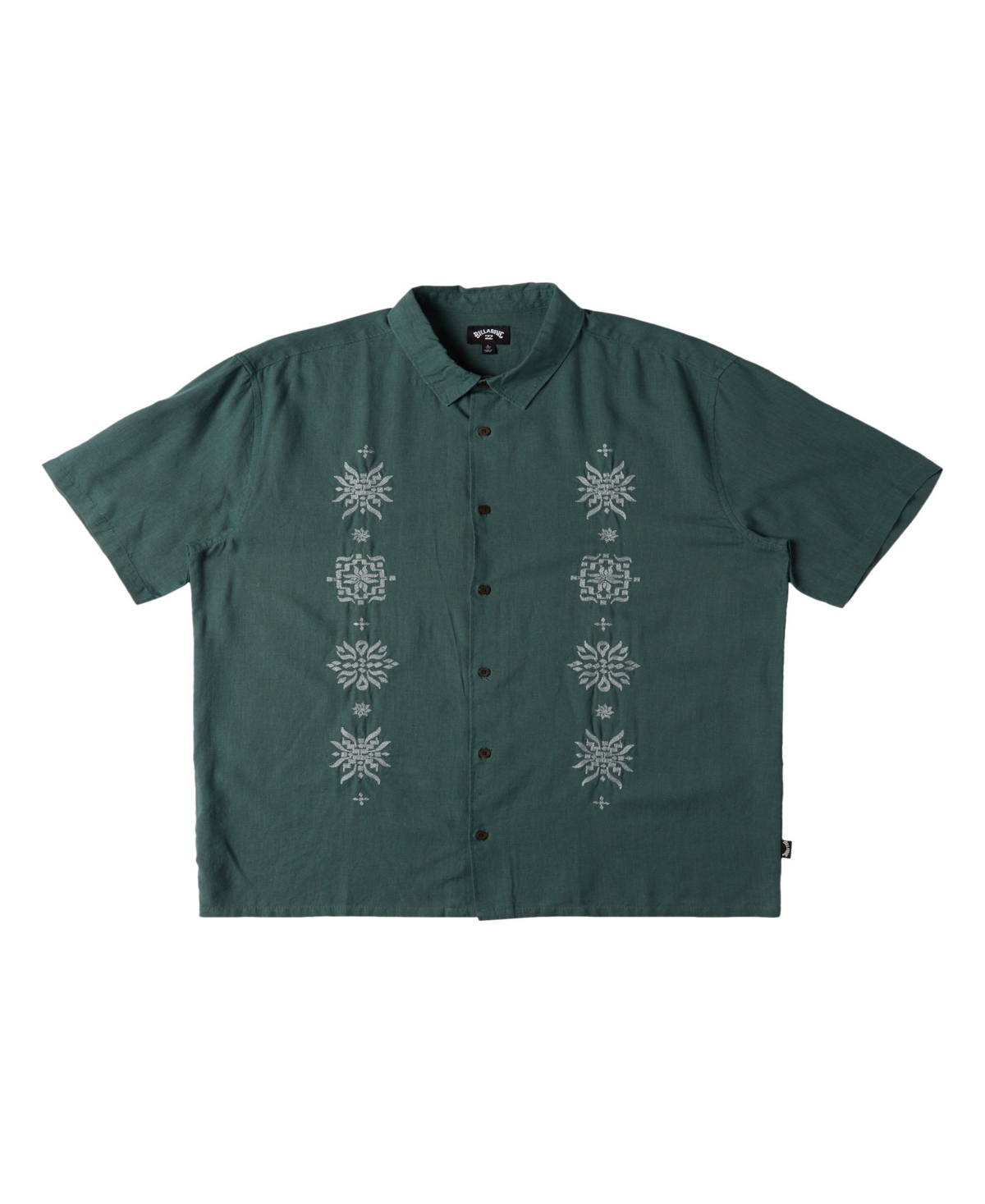 Men's Frequency Short Sleeves Shirt - Marine Green