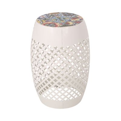 Roswell Outdoor Tile Mosaic Side Table
