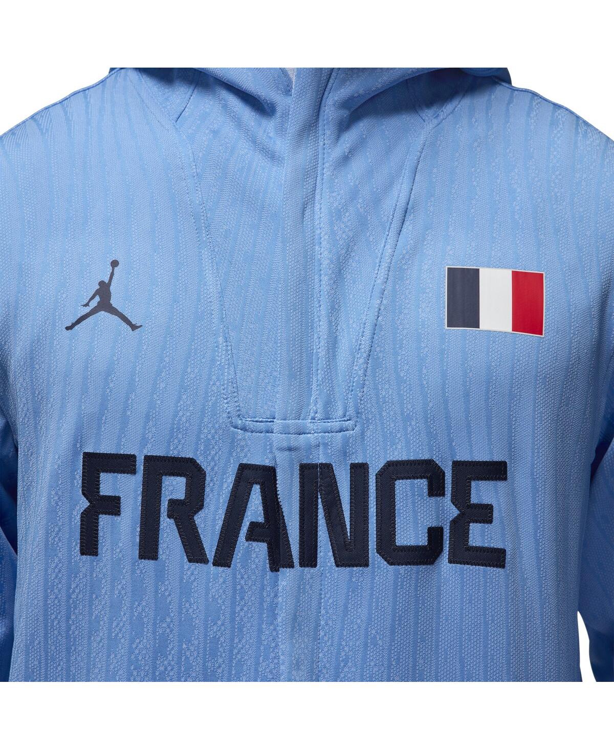 Nike Men'sFrance Basketball Authentic On-Court Game Full-Zip Jacket - Blue