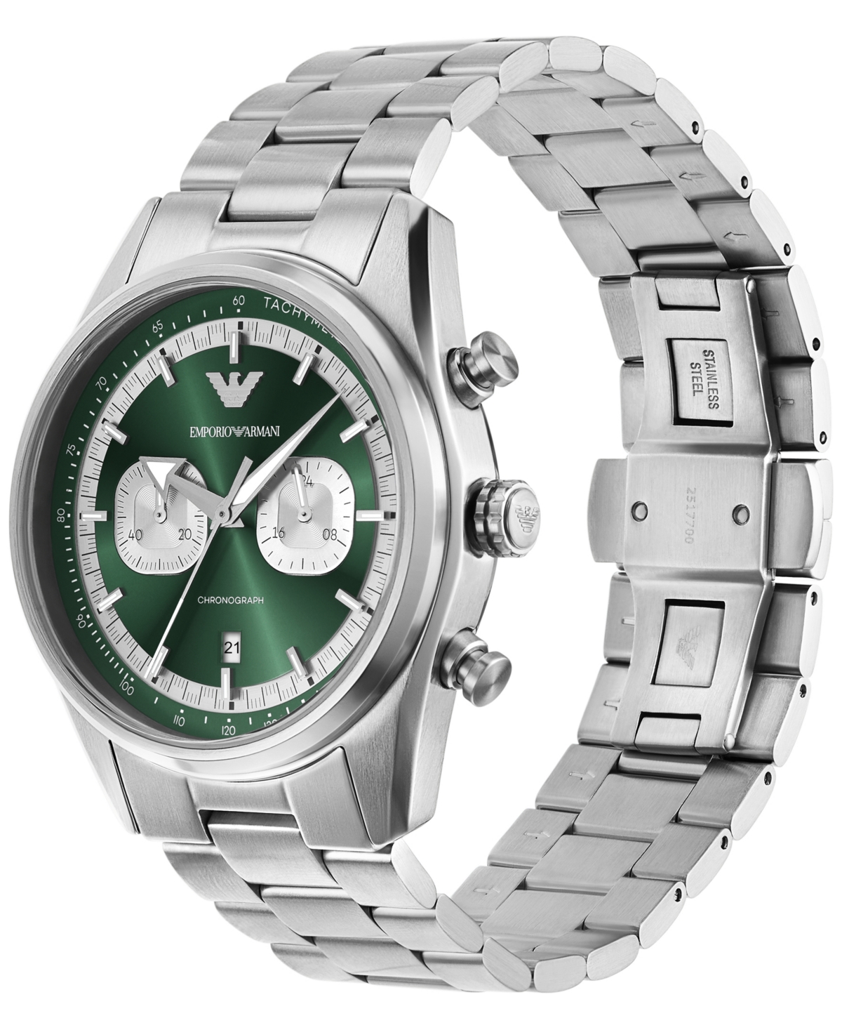 Emporio Armani Men's Chronograph Stainless Steel Bracelet Watch 42mm In No Color