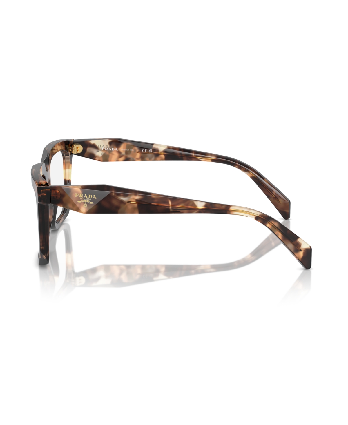 Prada 0pr A19v Glasses In Caramel Tortoise
