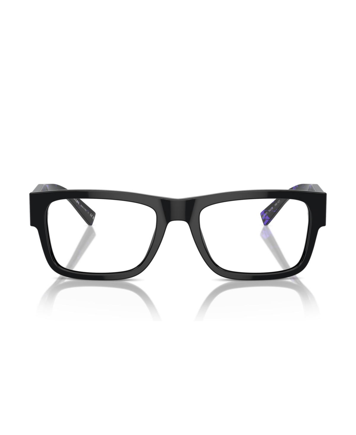 Prada Men's Eyeglasses, Pr 15yv In Black