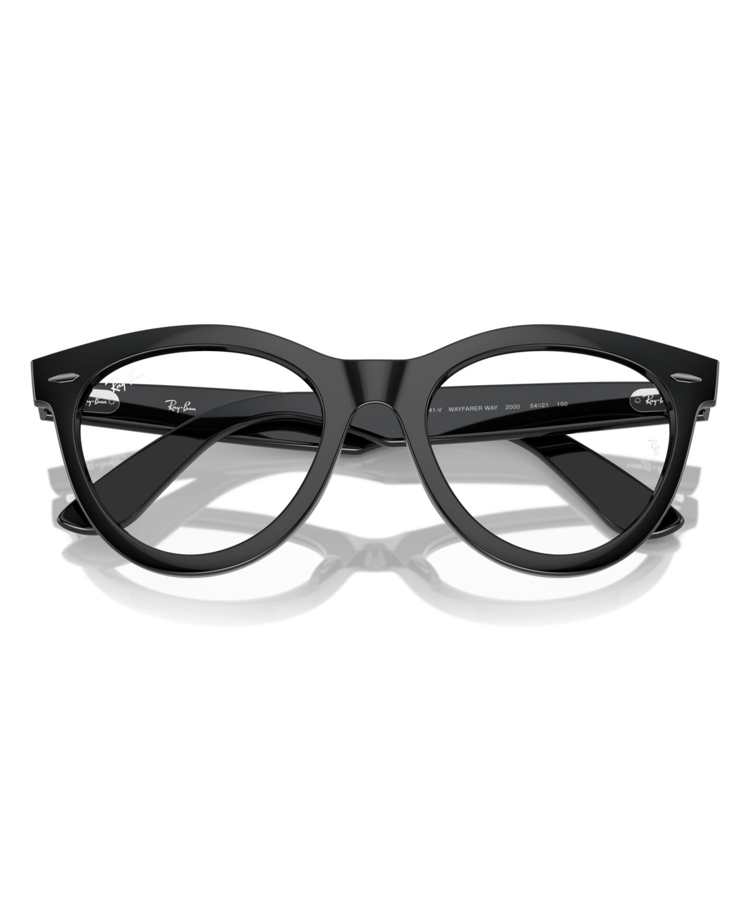 Unisex Round Plastic RB2241V Wayfarer Way Optics Eyeglasses