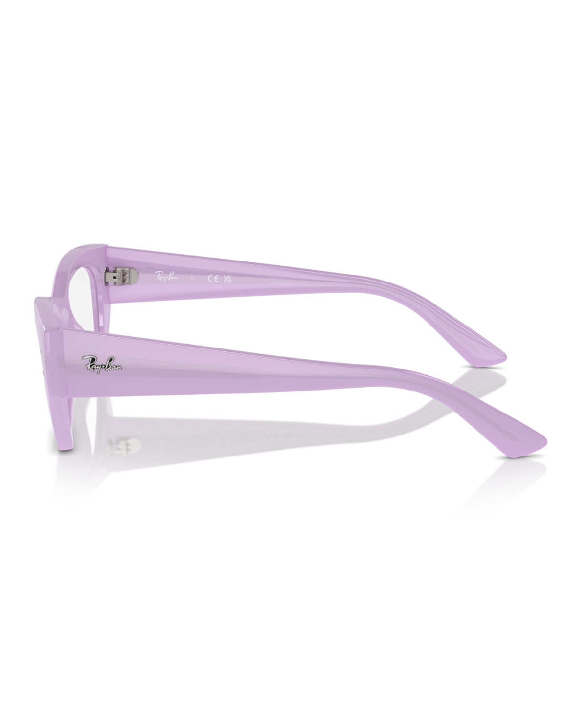 Ray Ban Ray-ban Womens Black Rx7330 Zena Round-frame Acetate Optical Glasses In Black