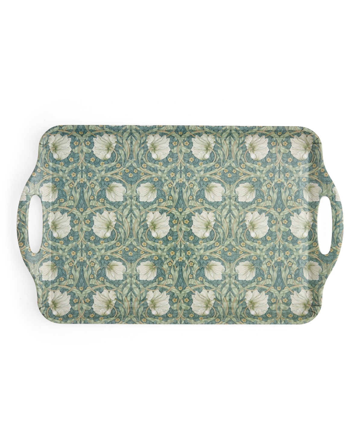Spode Morris & Co. Large Handled Tray In Green
