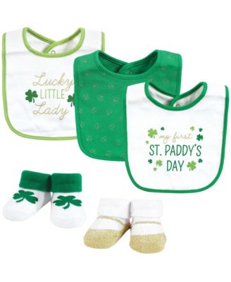 Baby Girls Hudson 5Pk Bibs and Socks Set
