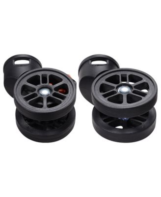 Set of 4 Swivel Replacement Wheel Caster with Locking Brake 360 Degree Rotate Caster for Makeup Case