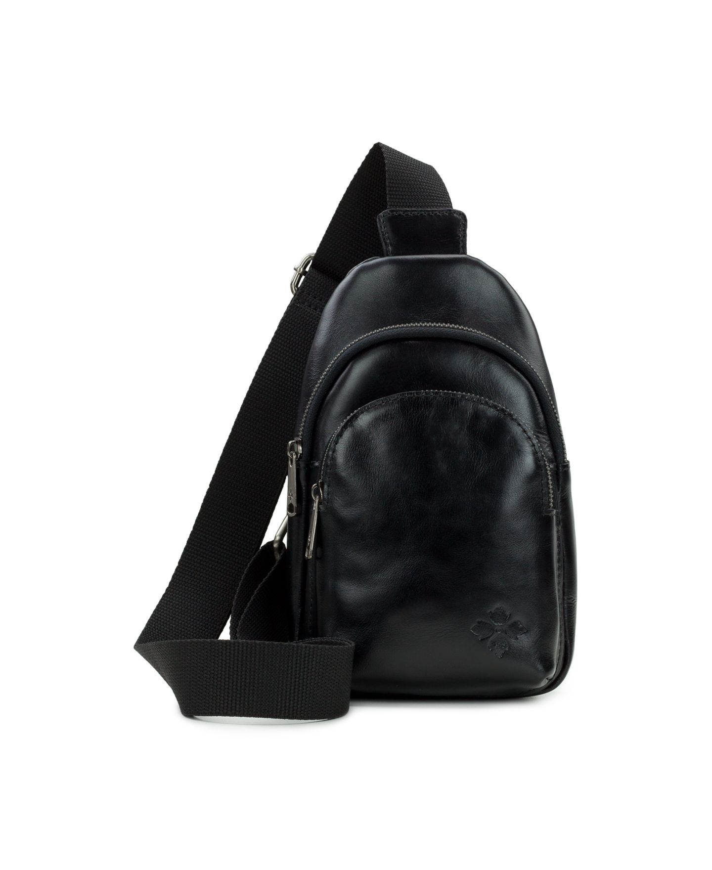 Женская сумка Patricia Nash Louetta Small Leather Sling, цвет: Чёрный — фото 1