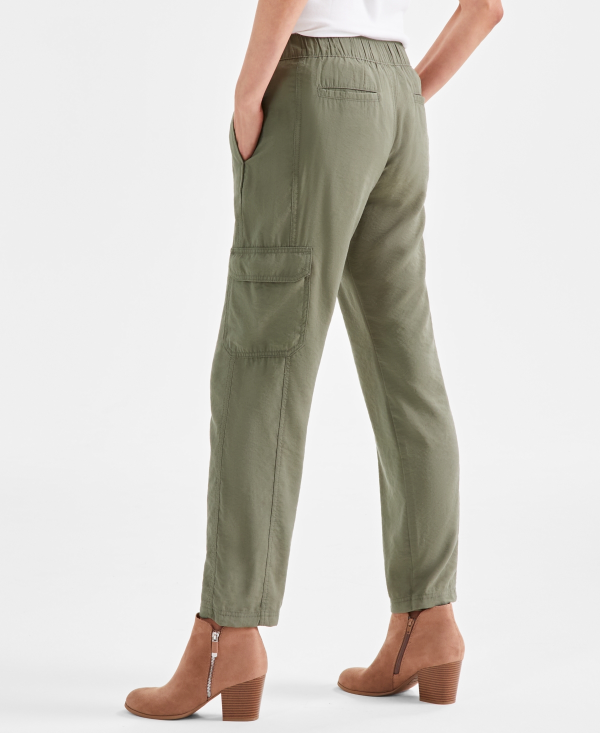 Style & Co Women's Soft Pull-On Cargo Pants, Created for Macy's