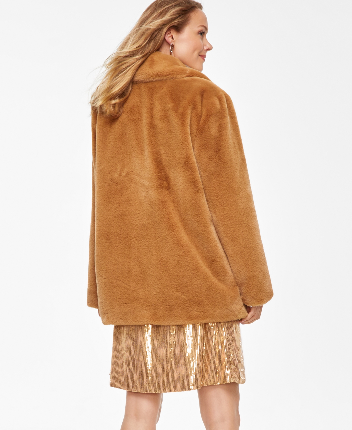 I.n.c. International Concepts Women's Faux-Fur Family Matching Coat, Created for Macy's