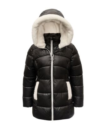 Michael Kors Big Girls Stadium Puffer Jacket with Bib Macy s