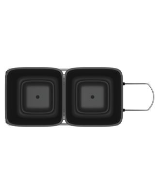 Double Pullout Trash Can 27 qt. for Kitchen, Black, RV-15KD-18C S