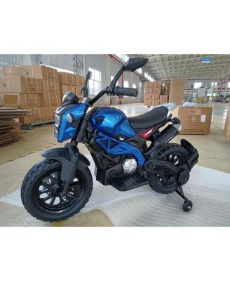 Streamdale 12V Electric Dirt Bike with Training Wheels & PU Seat