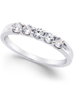 image of Diamond 5-Stone Band in Platinum (1/2 ct. t.w.)
