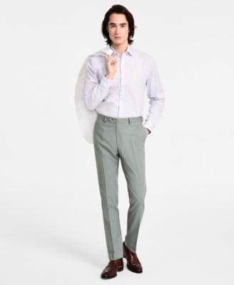 Tommy Hilfiger - Men's Modern-Fit Linen-Blend Suit Pants