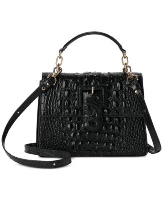 Brahmin Small Hallie Melbourne Leather Satchel - Macy's