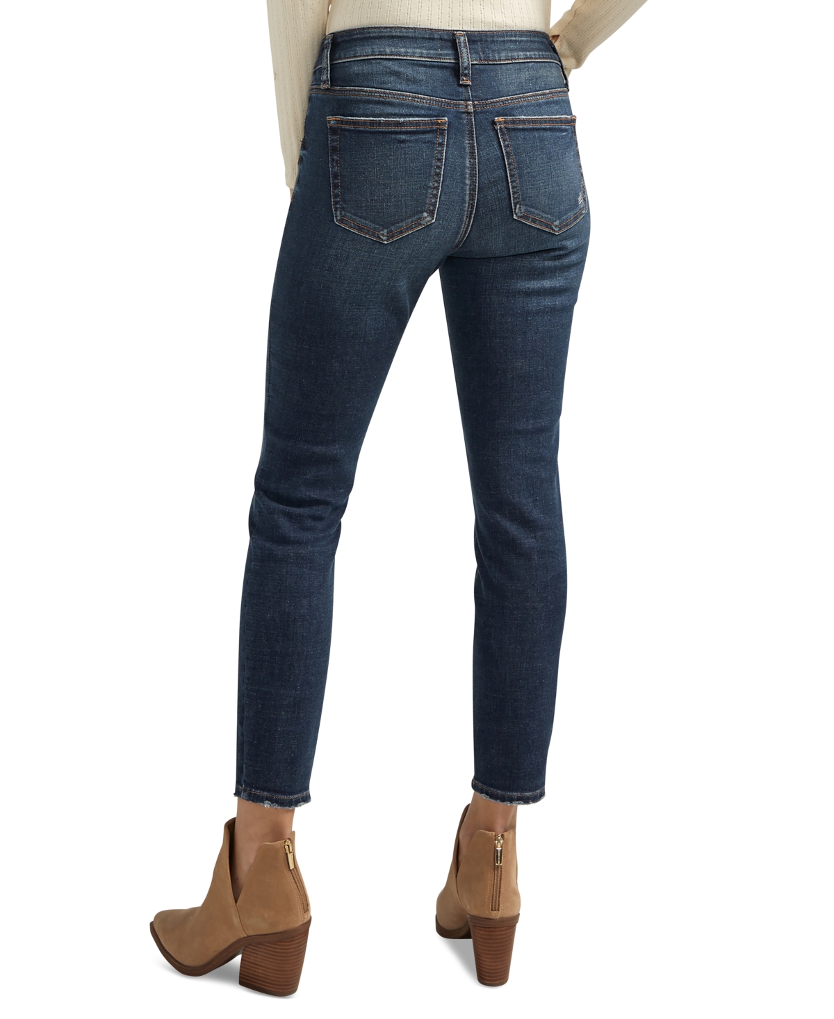 Silver Jeans Co. Women's Elyse Mid-Rise Comfort-Fit Skinny Jeans
