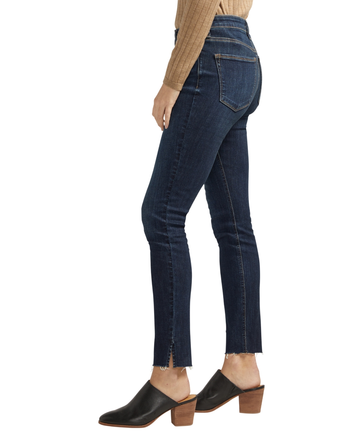 SILVER JEANS CO. WOMEN'S MOST WANTED MID RISE SKINNY LEG JEANS 