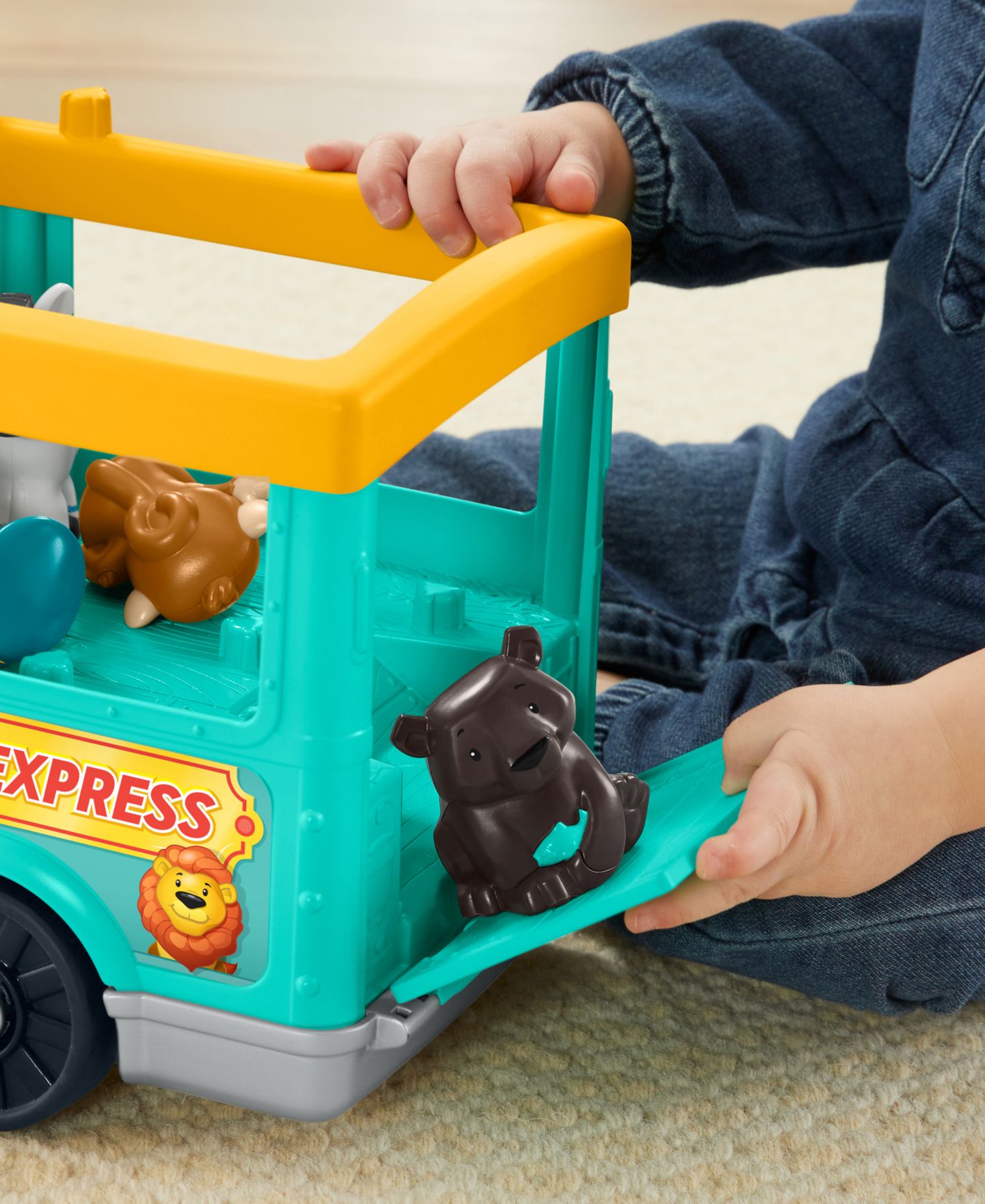 Детские игрушки Fisher Price Little People ABC Animal Train Set, цвет: Анималистичный — фото 10