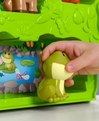 Fisher-Price Forest Friends Carry Case Toddler Playset with Figures, 9 Pieces