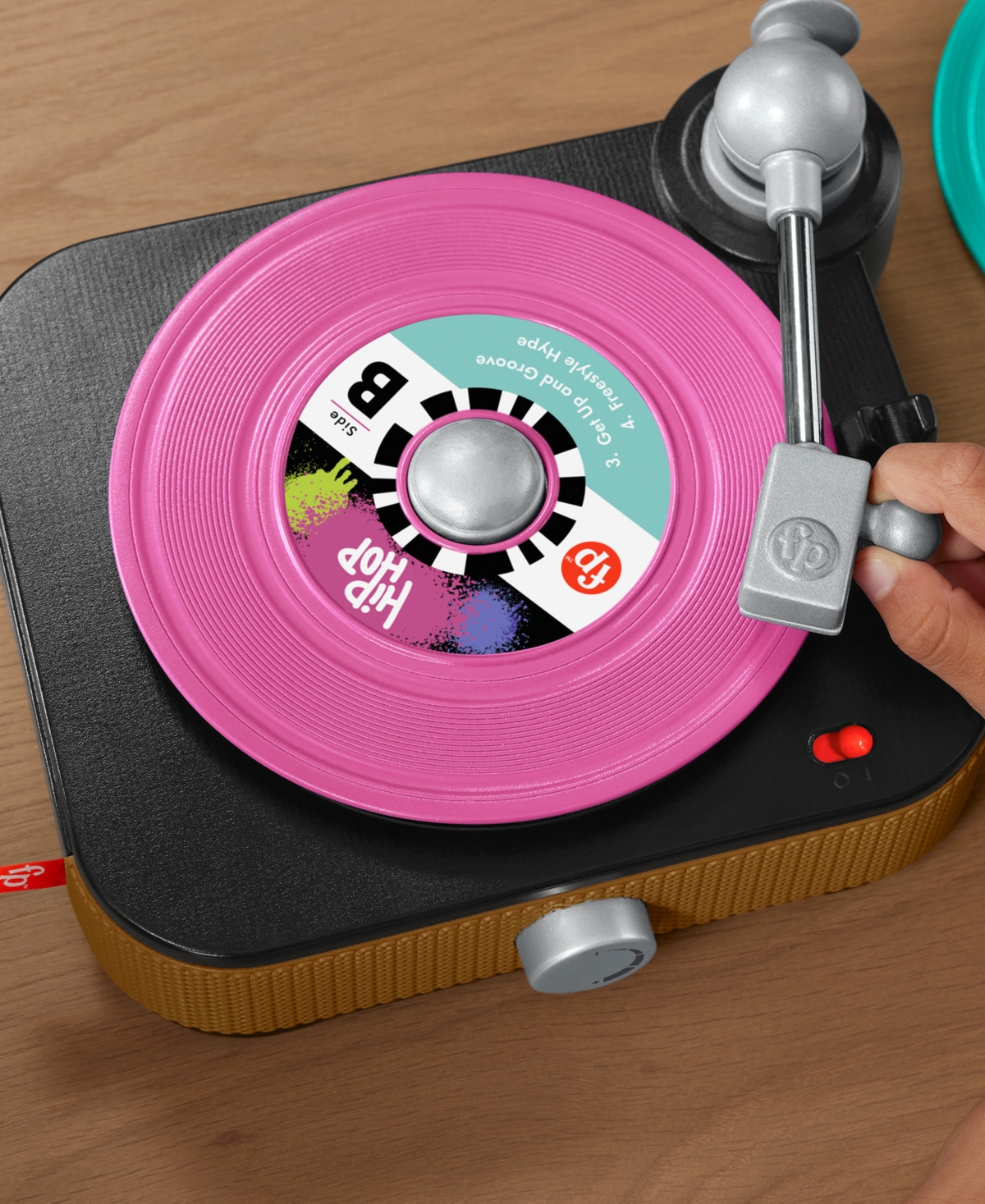 Fisher Price Fisher-price Rockin' Record Player Musical Toy For Preschool Pretend Play In Multi-color