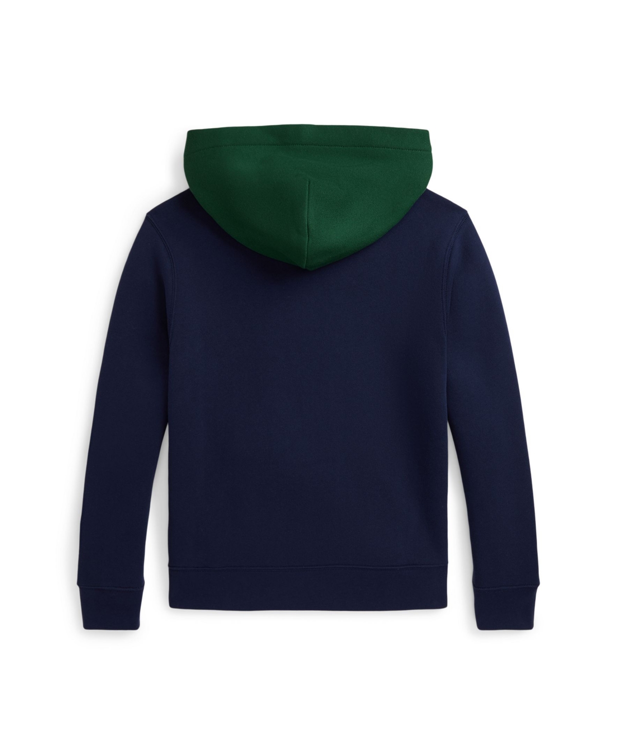 Polo Ralph Lauren Big Boys Logo Color-Blocked Fleece Hoodie Sweatshirt -New Forest