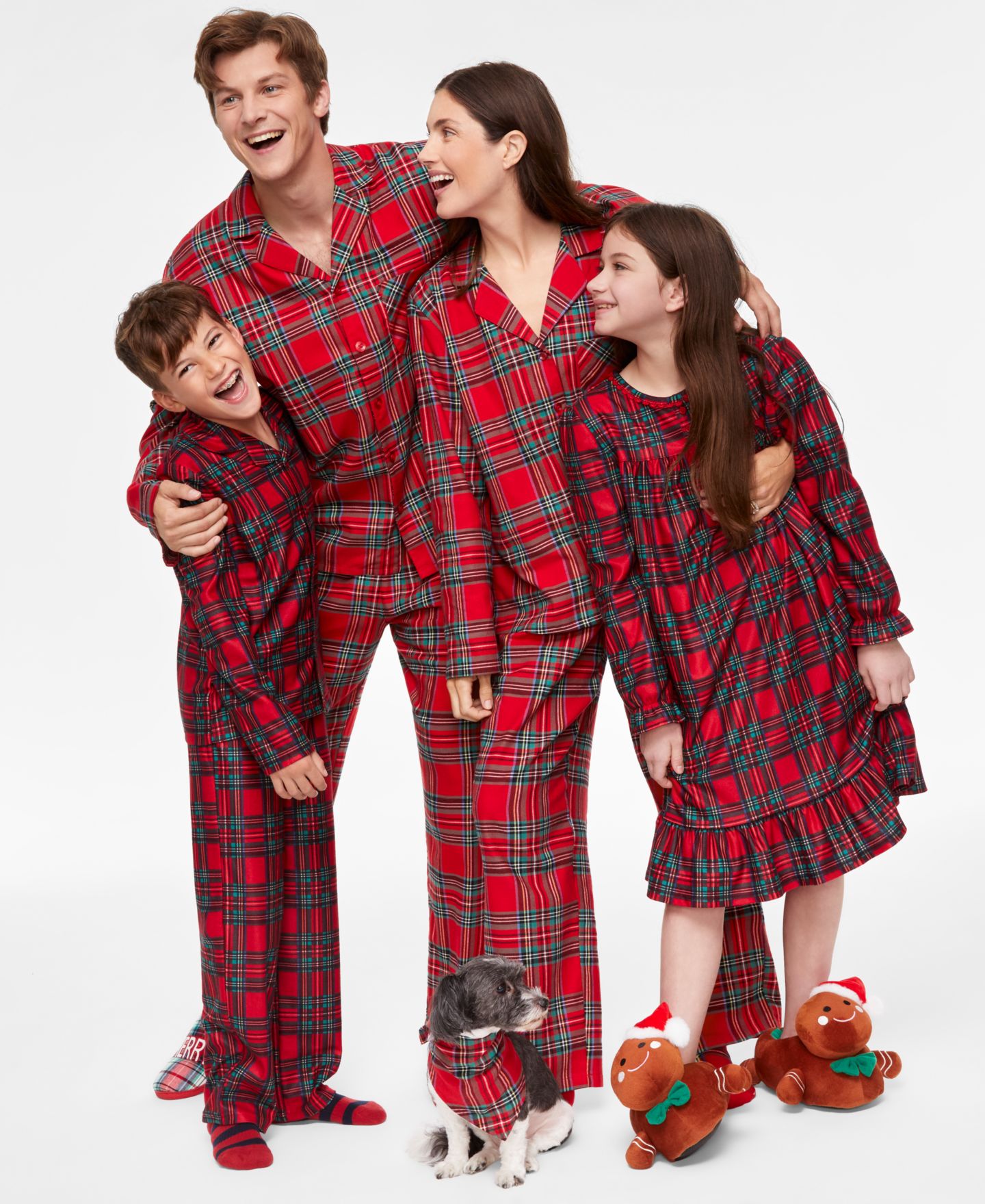 Пижама Brinkley Plaid Family для мужчин — Holiday Lane, цвет: Candy Canes — фото 2