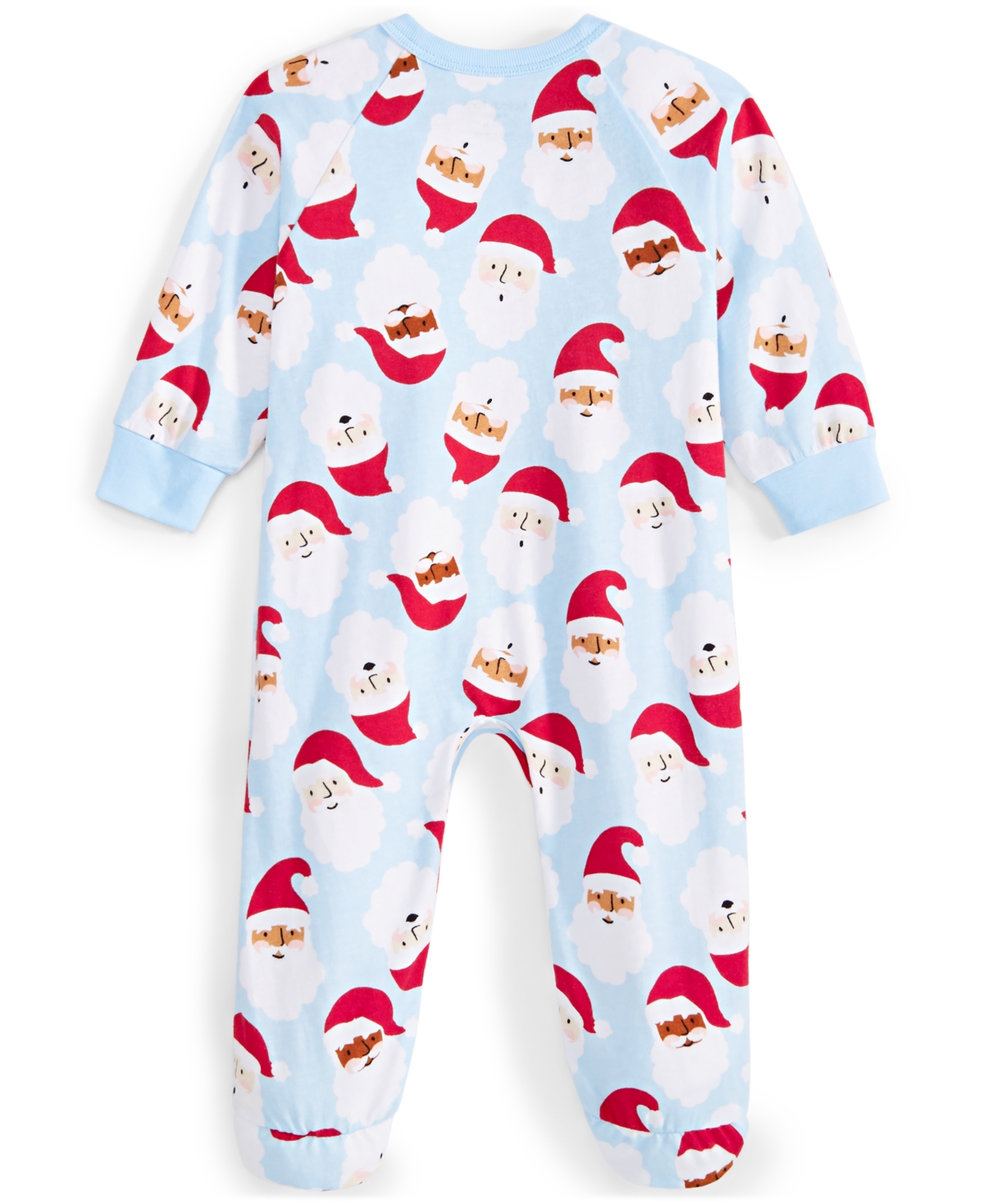 Holiday Lane Infant Santa Cotton Matching Family Pajamas Onesie, Created for Macy's