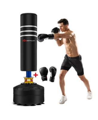 70 Inch Freestanding Punching Boxing Bag with 12 Suction Cup Base