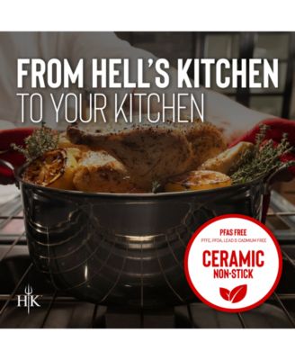 Ceramic Hybrid 7.5-Qt Stockpot & Lid