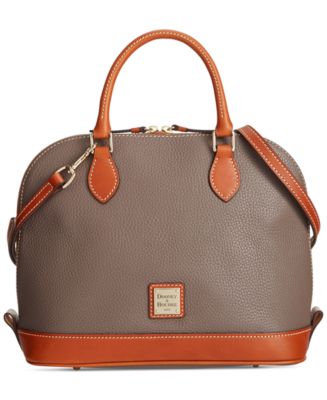 Dooney & Bourke Pebble Zip Zip Satchel - Handbags & Accessories - Macy's