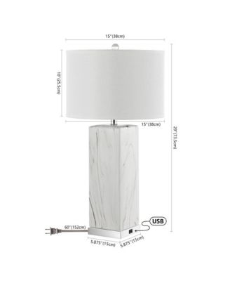 Olympia Table Lamp Set Of 2 W/ USB Port