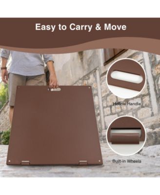 50 LBS Weighted 24 Inch Square Patio Umbrella Base