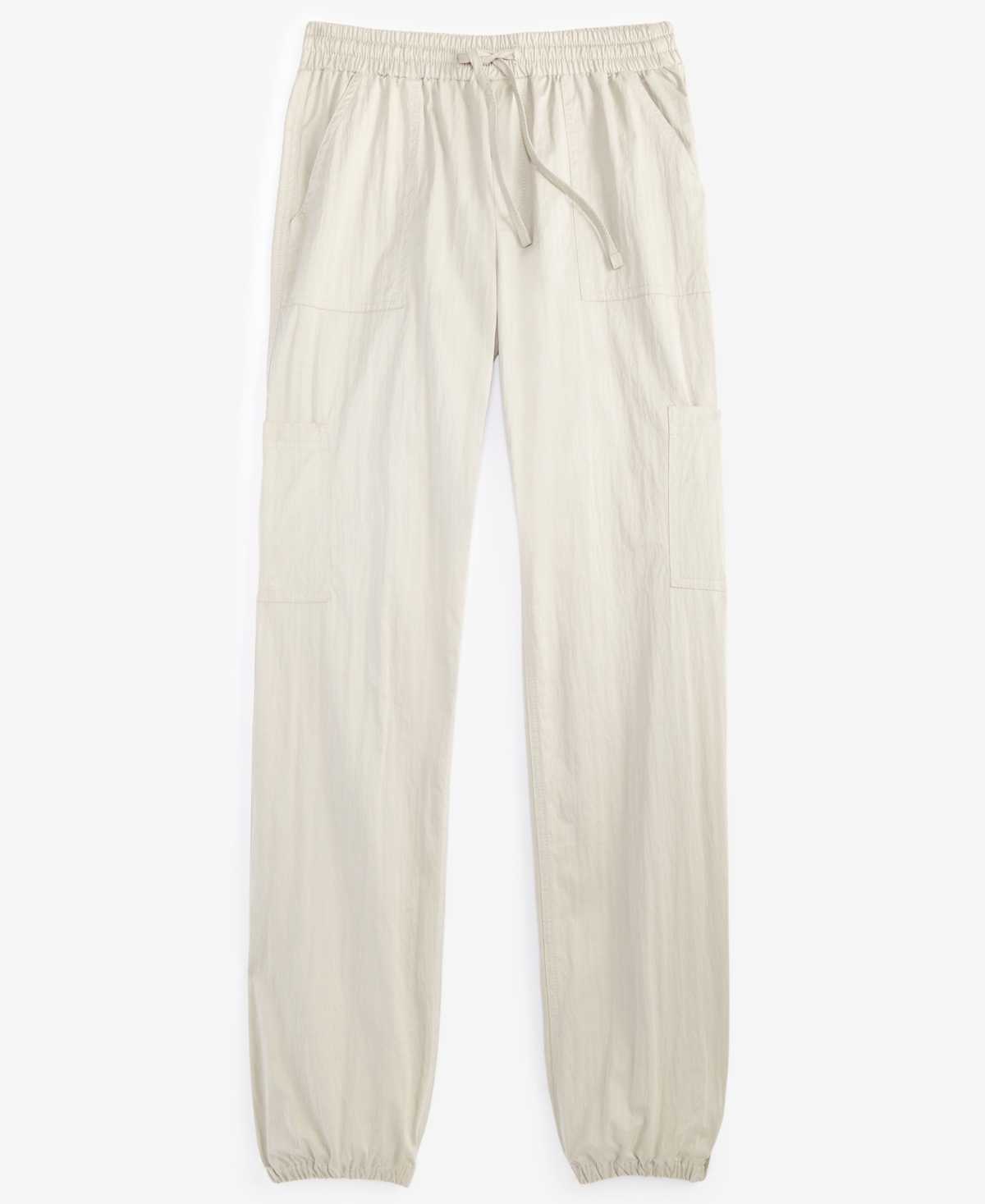 With Jules Big Girls Twill Cargo Jogger Pants -pastel Green