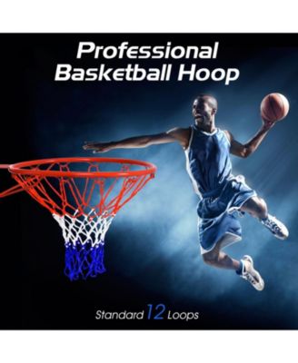 18 Inch Replacement Basketball Rim with All-Weather Net