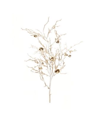 Set of 2 Sleigh Bell Branches – Ideal for Festive Holiday and Winter Decor