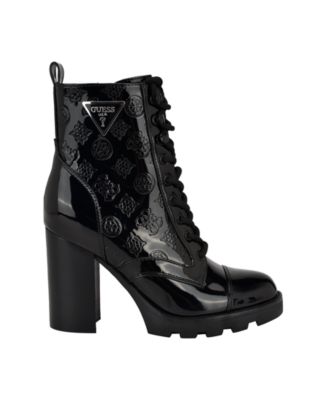 Women's Neadyn Heeled Lug Sole Lace Up Hiker Booties