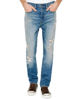 Levi's Men's 514 Straight Fit Ripped Jeans & Reviews - Jeans - Men - Macy's