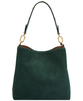 Fossil Jessie Suede Bucket Shoulder Bag