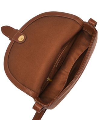 Everleigh Leather Small Flap Crossbody Bag