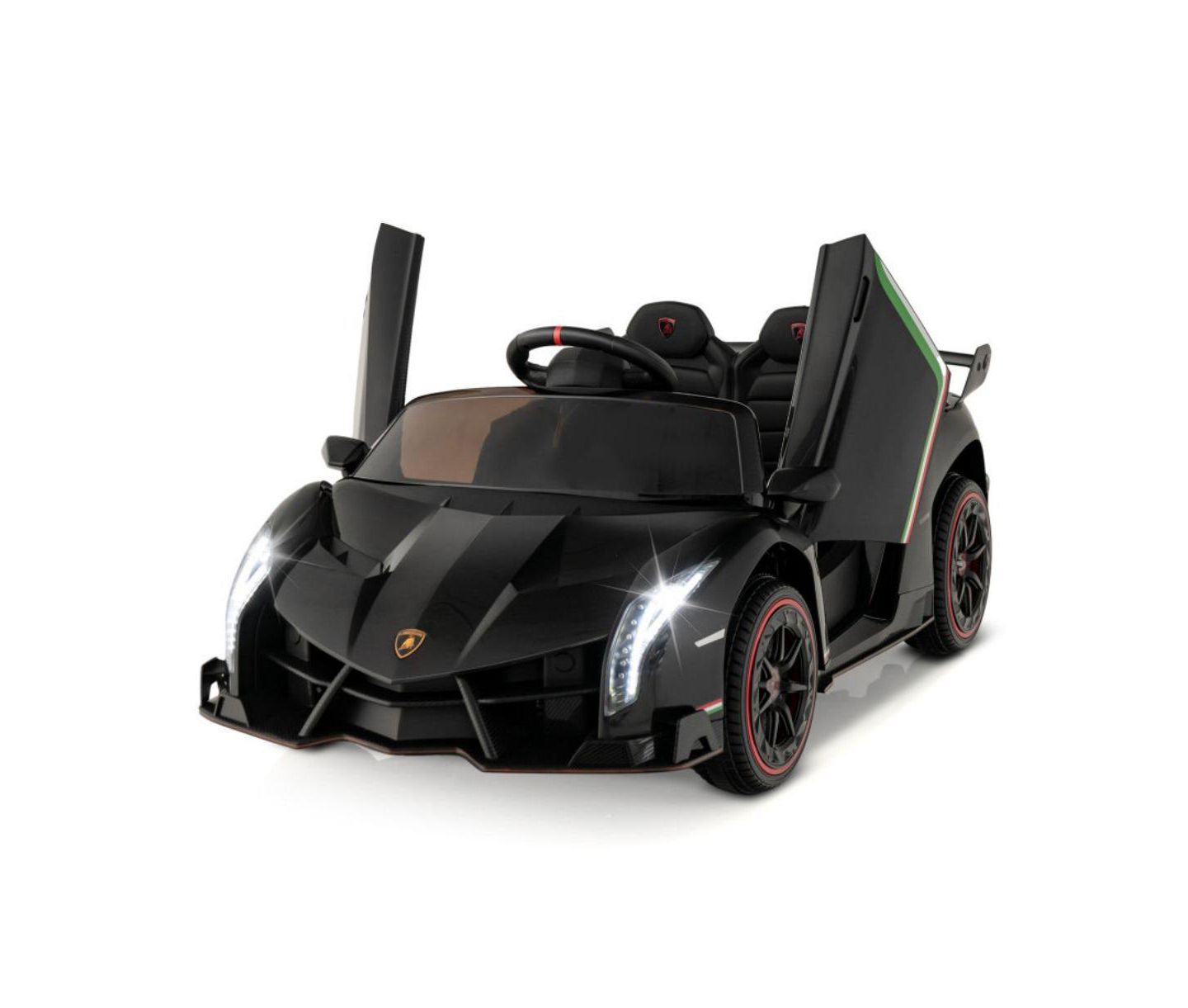 Детская игрушка VEBREDA 12V Licensed Lamborghini 4WD Kids Ride-on Sports Car with 2.4G Remote, цвет: Чёрный — фото 1