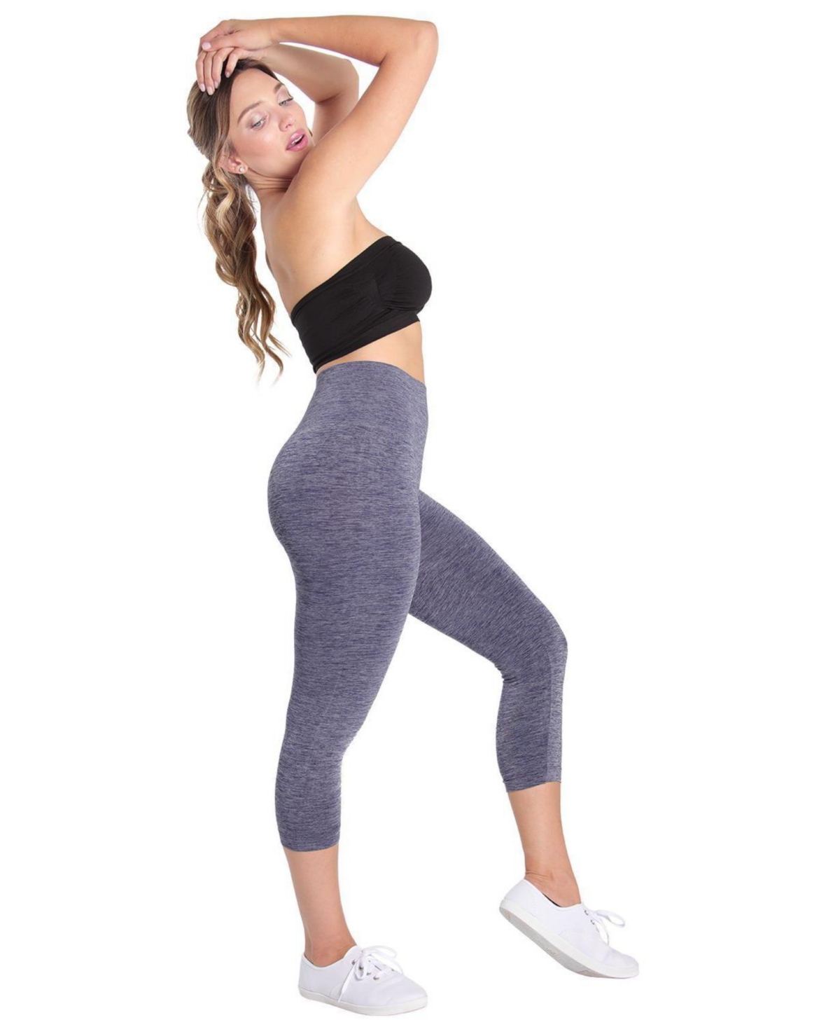 Memoi Women's High-Waist Control Seamless Shapewear Leggings